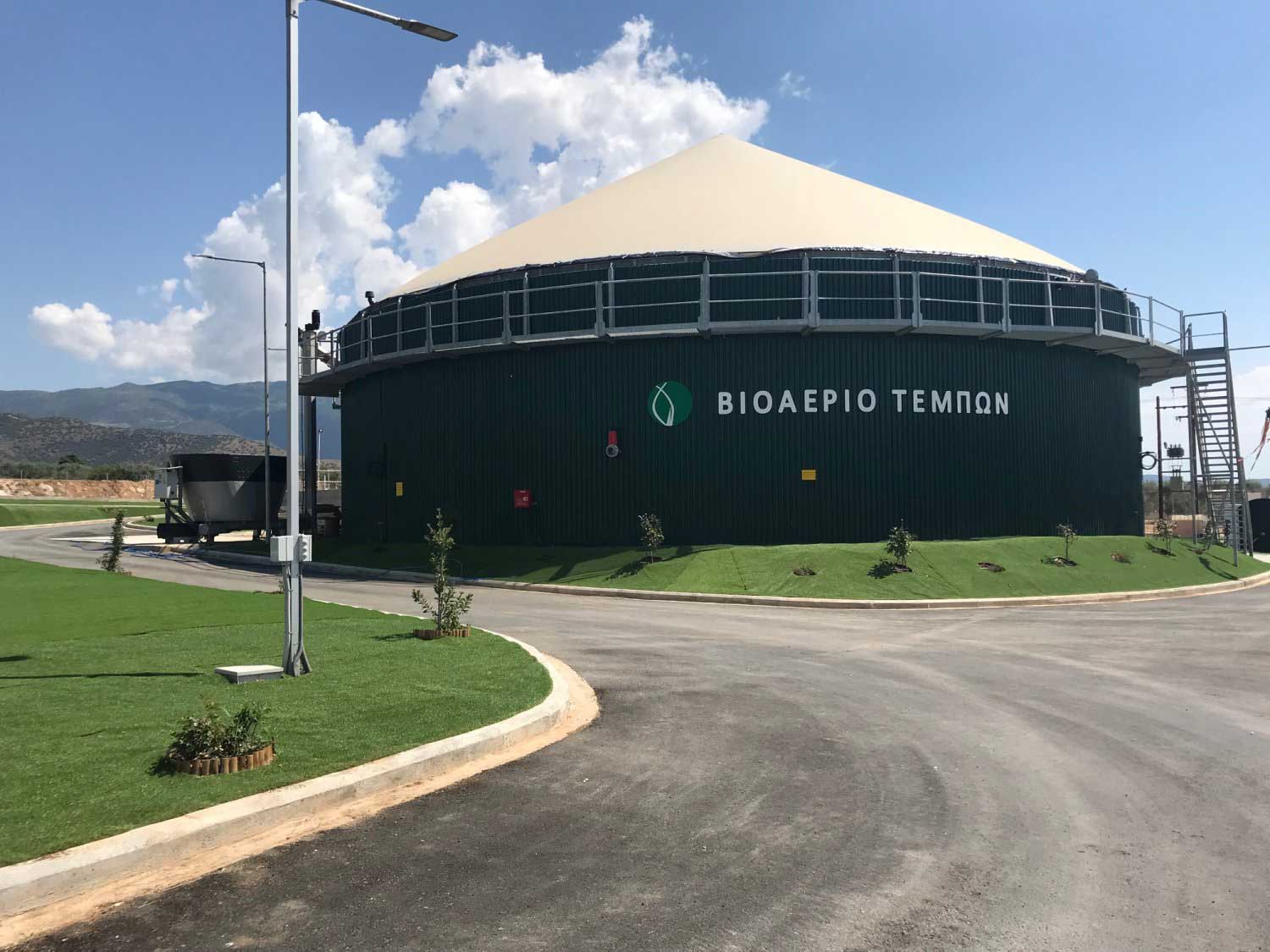 Εγκαινιάστηκε η μονάδα παραγωγής ηλεκτρικής ενέργειας Βιοαέριο Τεμπών